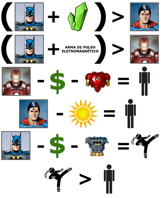 Batman Melhor que o Homem de Ferro