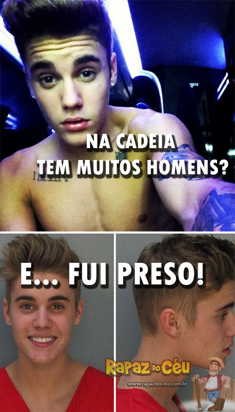 Justin Bieber preso