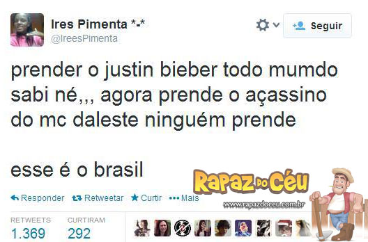 A Revolta de uma Fãn do Justin Bieber