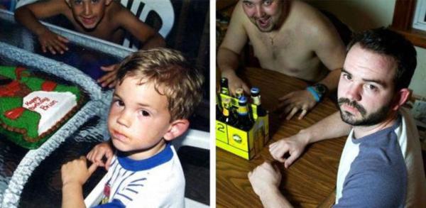 34 fotos de antes e depois de algumas pessoas 33