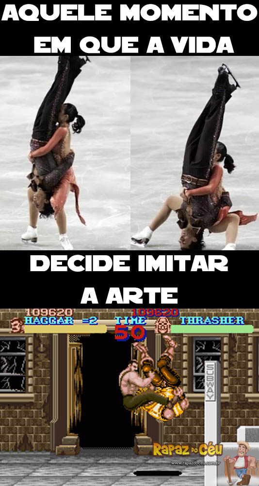 A Vida imitando a Arte