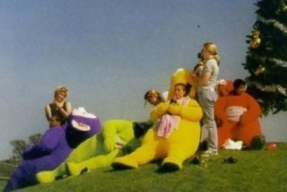 As pessoas por dentro do Teletubbies 