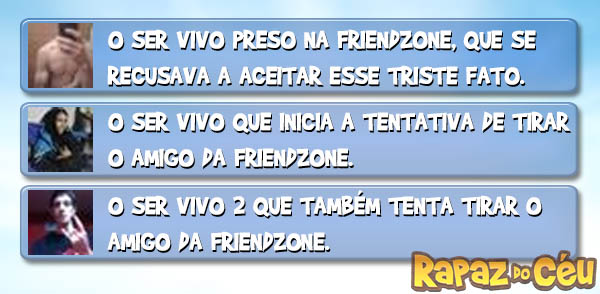 A tentativa de tirar um amigo da FriendZone - Resumo