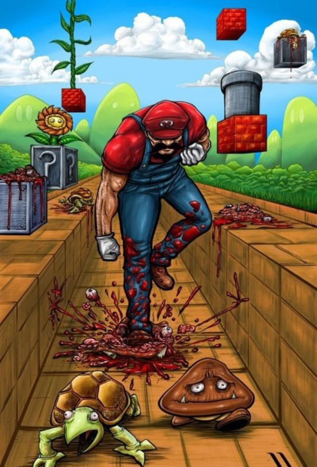 Destruindo sua visão do Super Mario com uma imagem