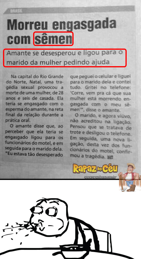 Uma maneira inusitada de morrer